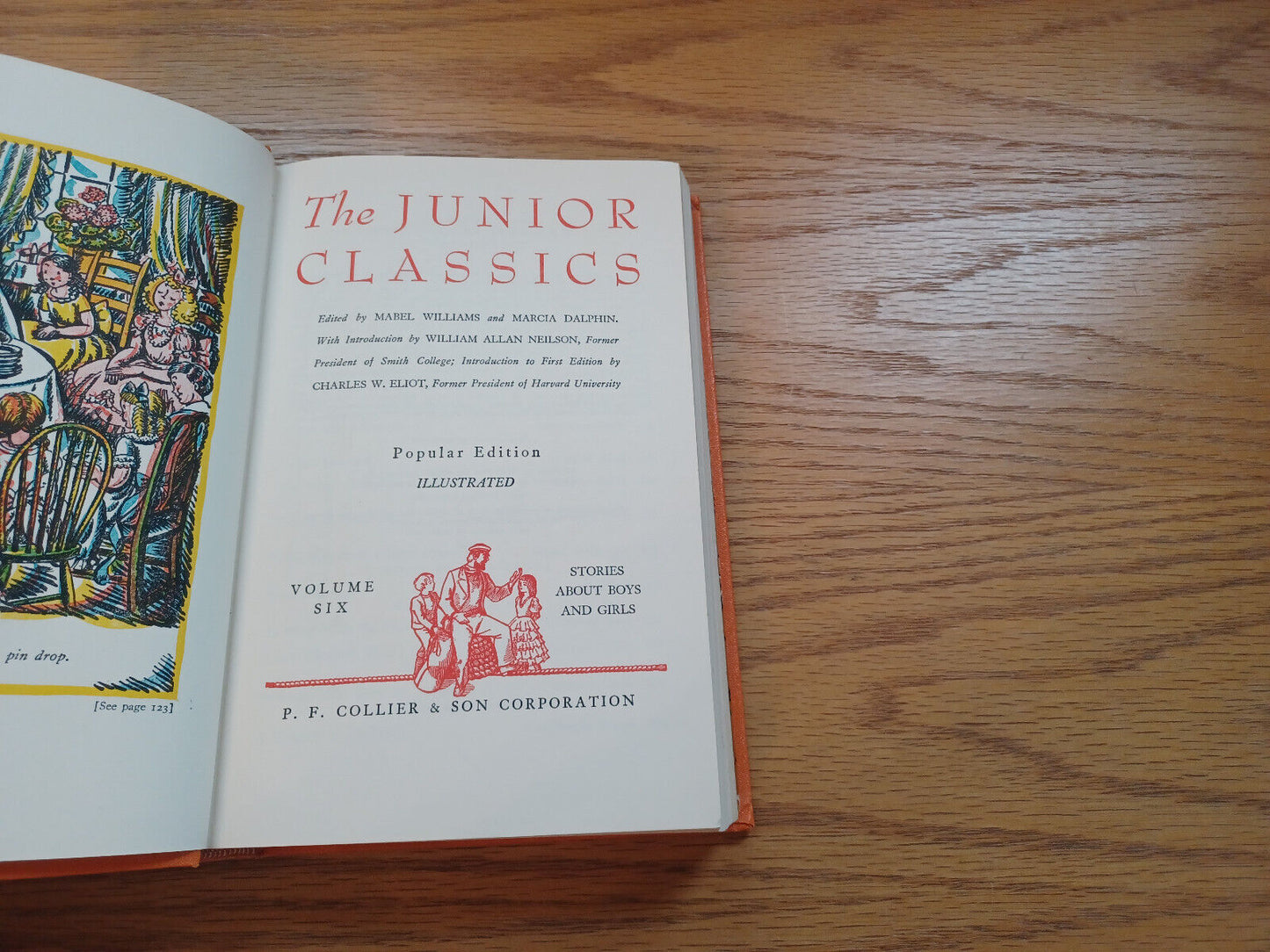 The Junior Classics Volume Six Popular Edition 1956 53Rd Printing