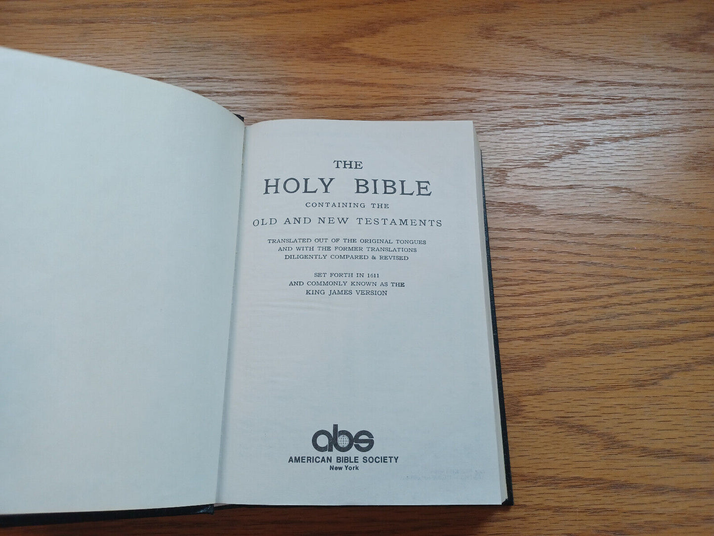 The Holy Bible King James Version 1975