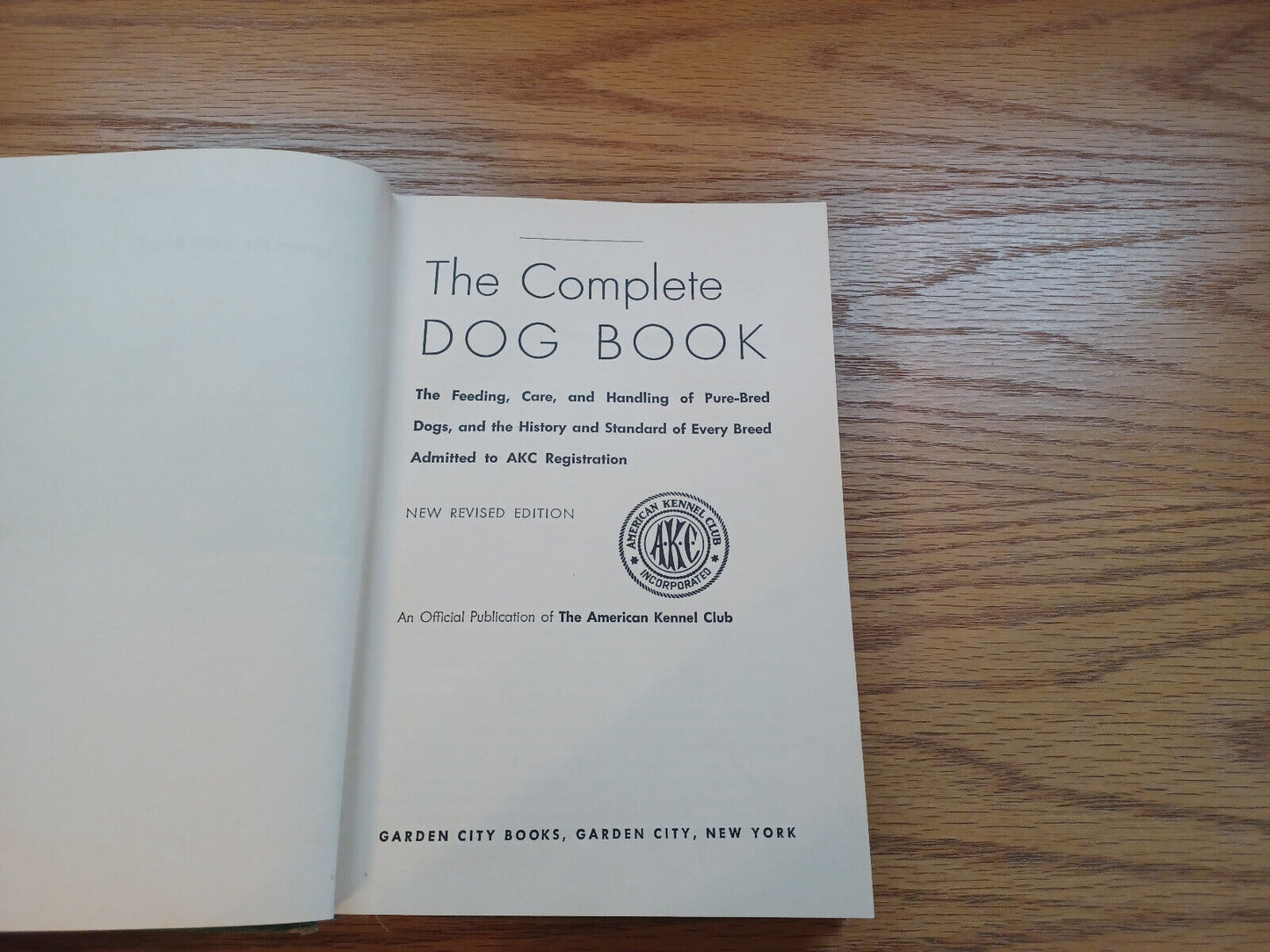 The Complete Dog Book American Kennel Club 1956