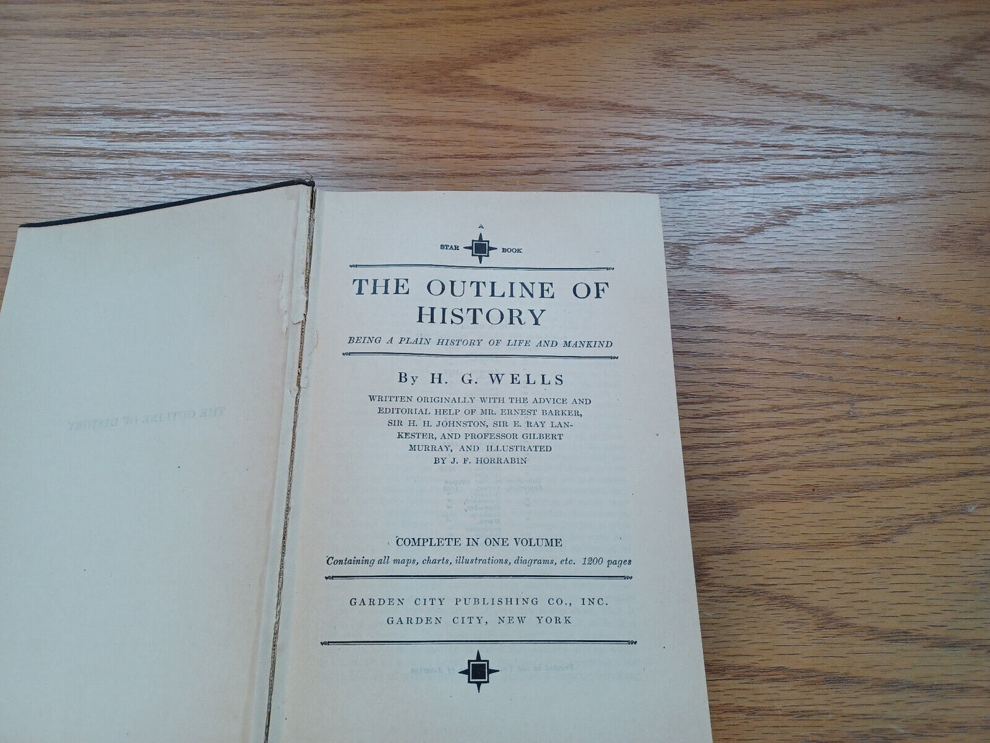 The Outline Of History By Hg Wells 1930