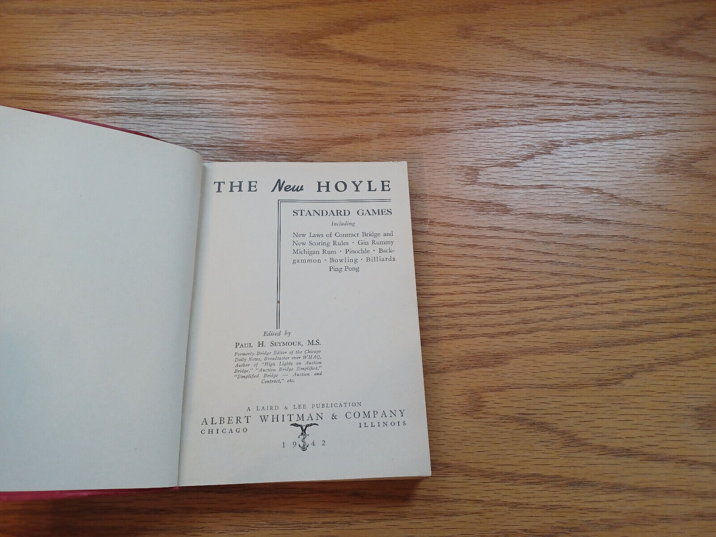 The New Hoyle Standard Games Paul H Seymour 1942