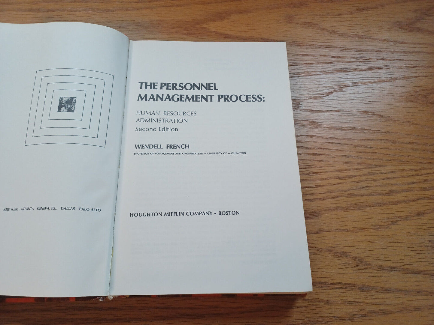 The Personnel Management Process Wendell French 1970