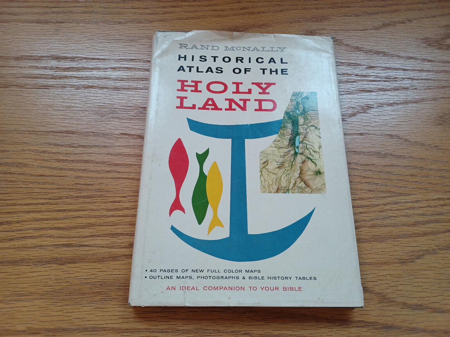 Historical Atlas Of The Holy Land Emil G Kraeling Dust Jacket 1959