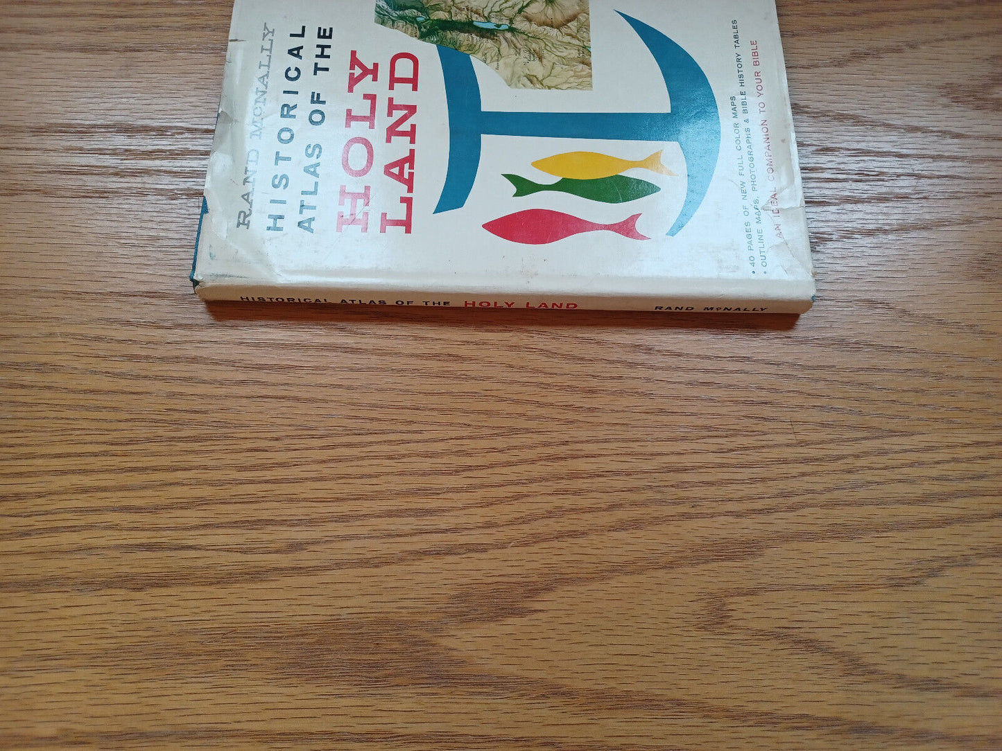 Historical Atlas Of The Holy Land Emil G Kraeling Dust Jacket 1959