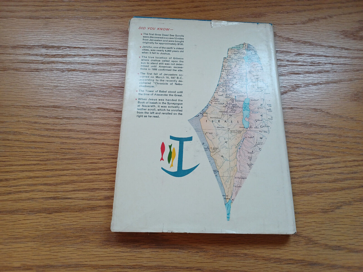 Historical Atlas Of The Holy Land Emil G Kraeling Dust Jacket 1959