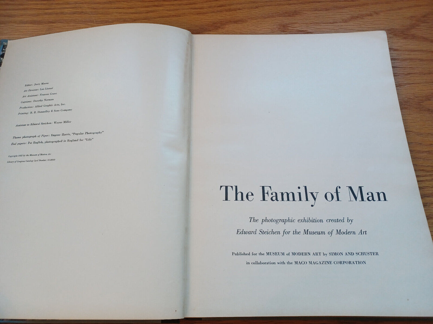 The Family Of Man By Jerry Mason 1955