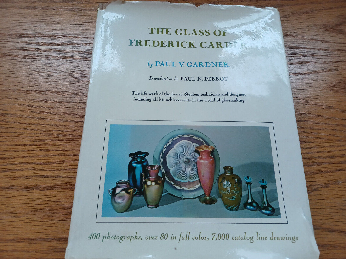 The Glass Of Frederick Carder By Paul Gardner 1971 Dust Jacket