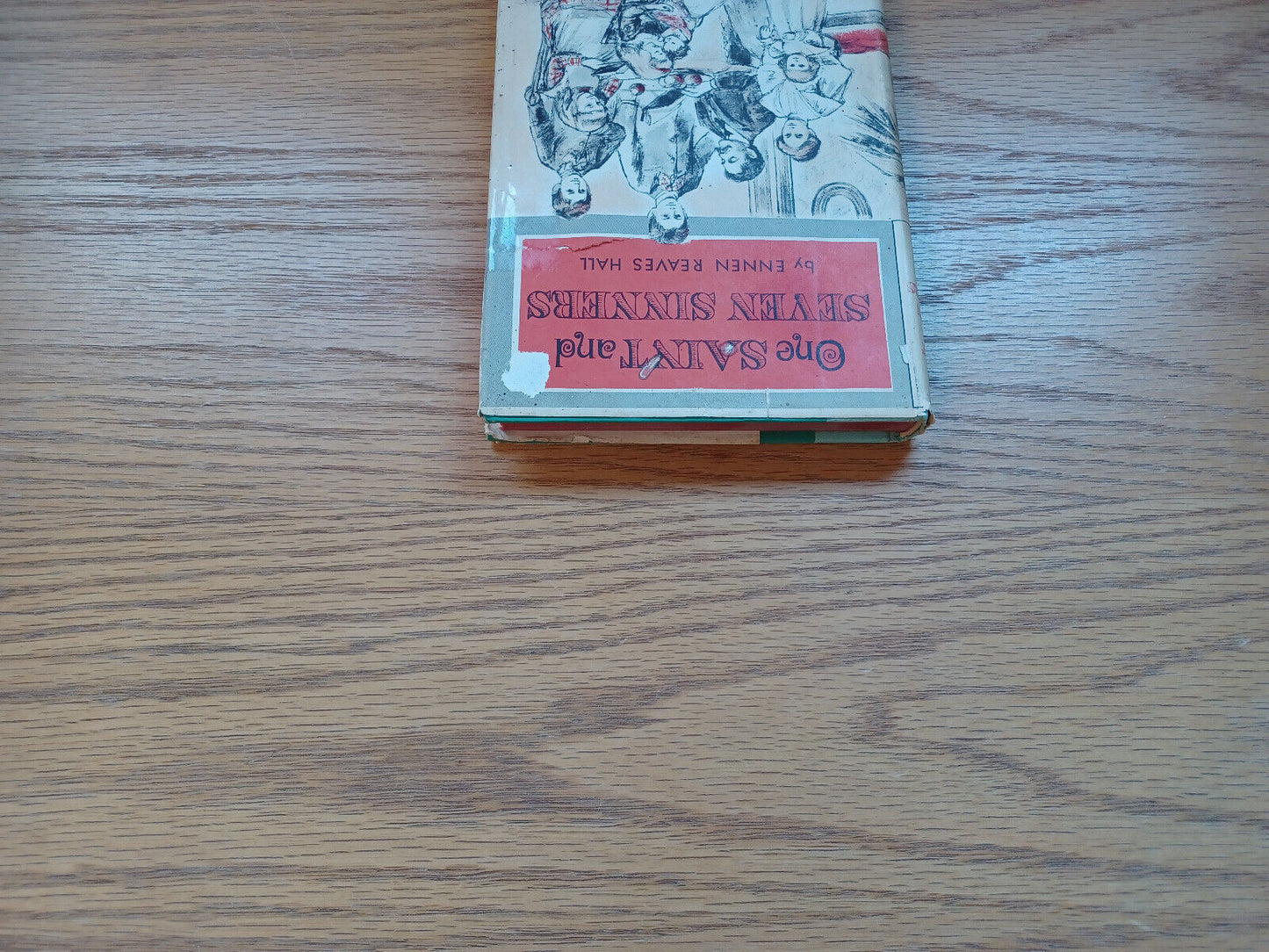 One Saint And Seven Sinners By Ennen Hall 1959 Dust Jacket