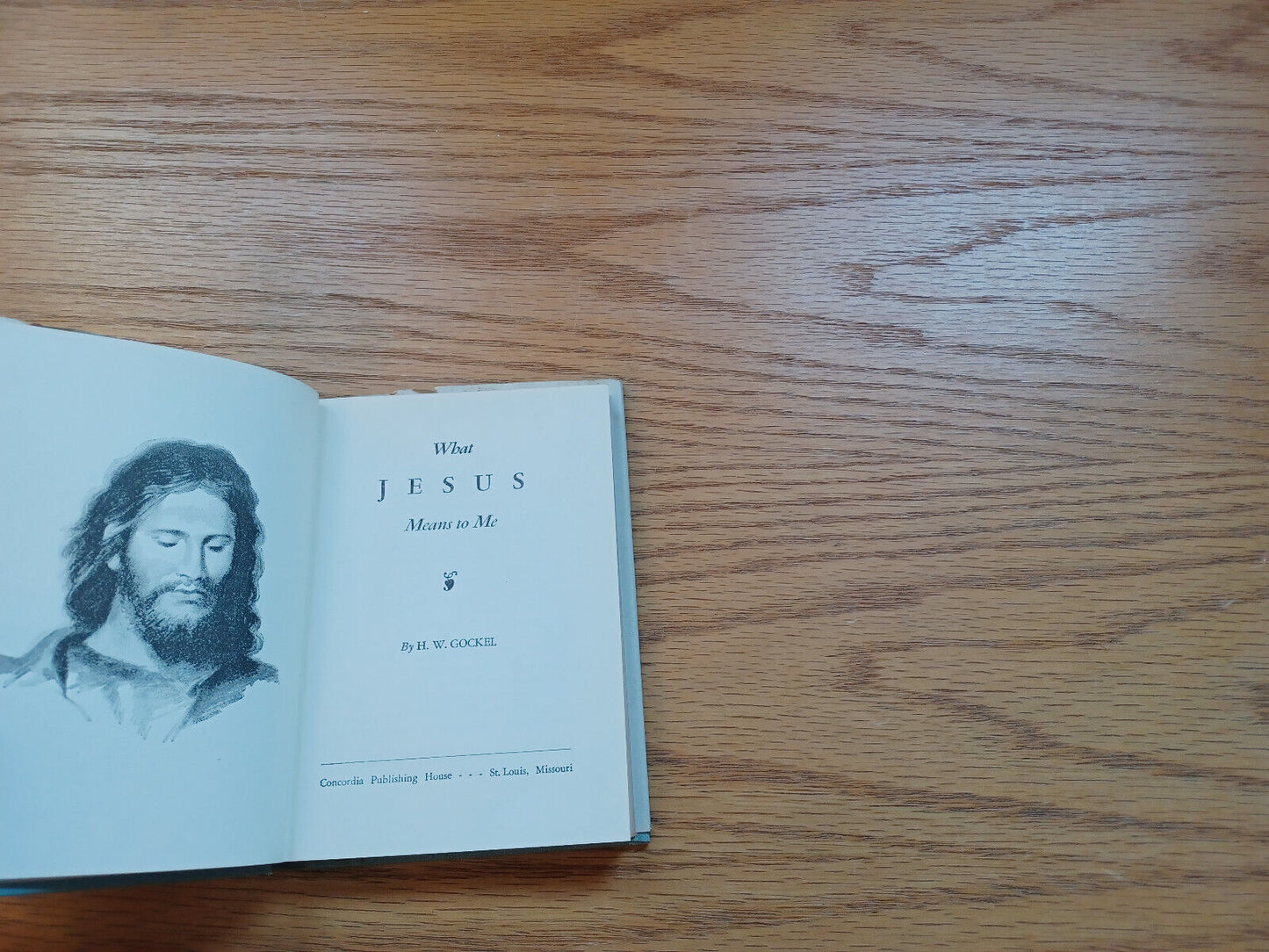 What Jesus Means To Me By Hw Gockel 1948 Dust Jacket