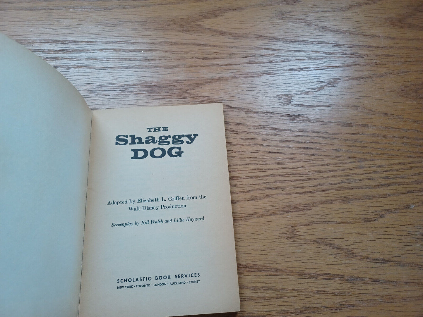 The Shaggy Dog By Elizabeth Griffen 1970