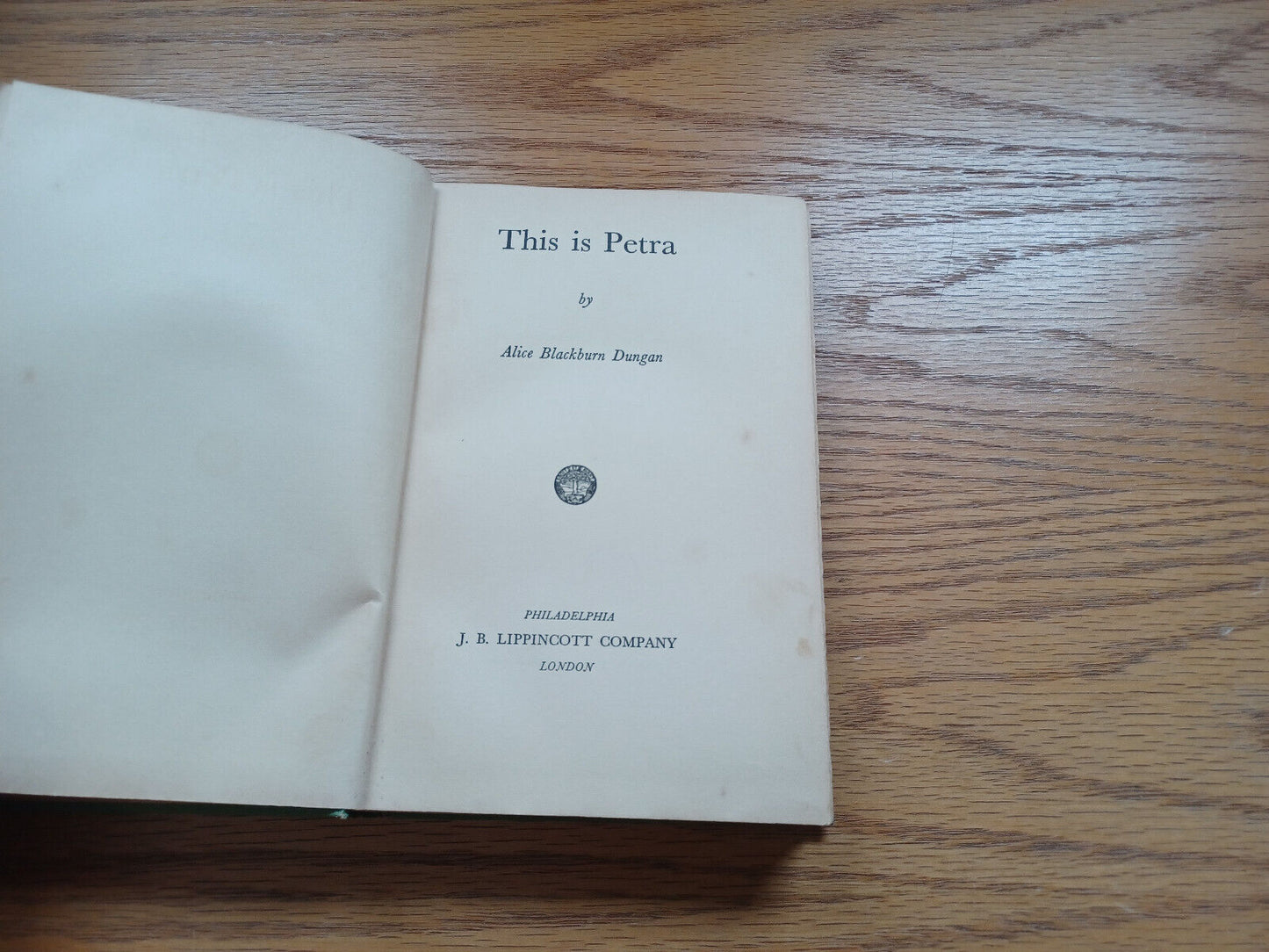 This Is Petra By Alice Dungan 1937