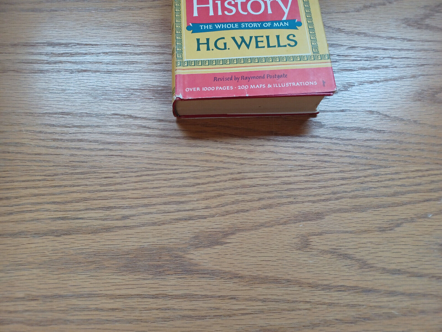 The Outline Of History By Hg Wells 1956 Volume Two Dust Jacket