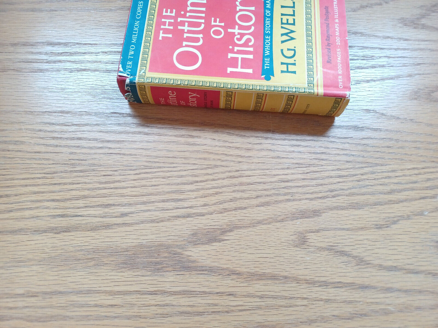 The Outline Of History By Hg Wells 1956 Volume Two Dust Jacket