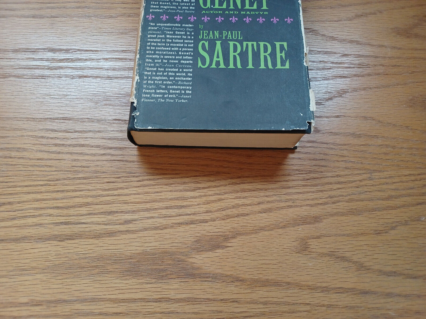 Saint Genet Actor And Martyr By Jean Paul Sartre 1963 Dust Jacket