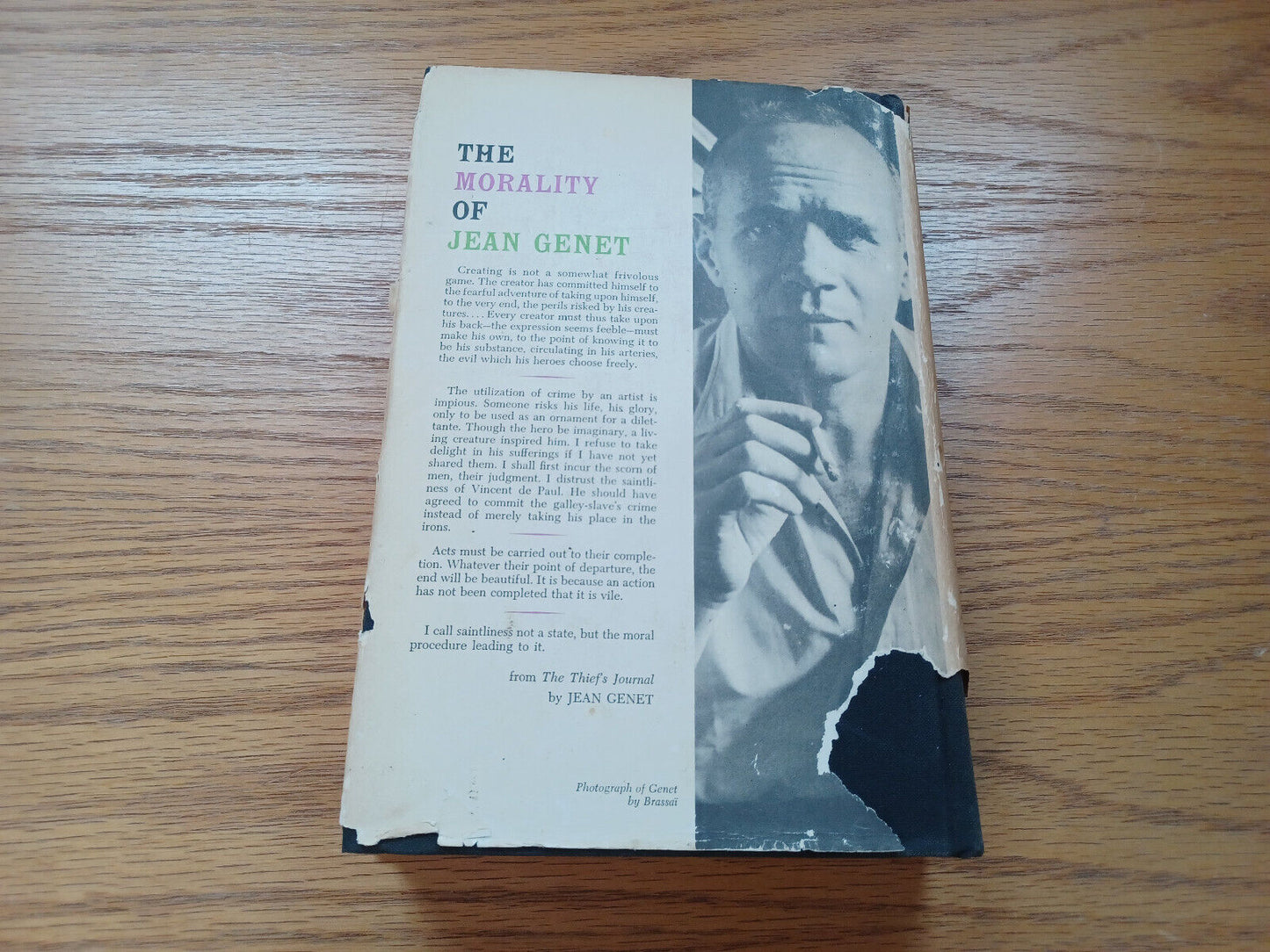 Saint Genet Actor And Martyr By Jean Paul Sartre 1963 Dust Jacket