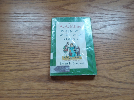 When We Were Very Young By Aa Milne 1961 Dust Jacket