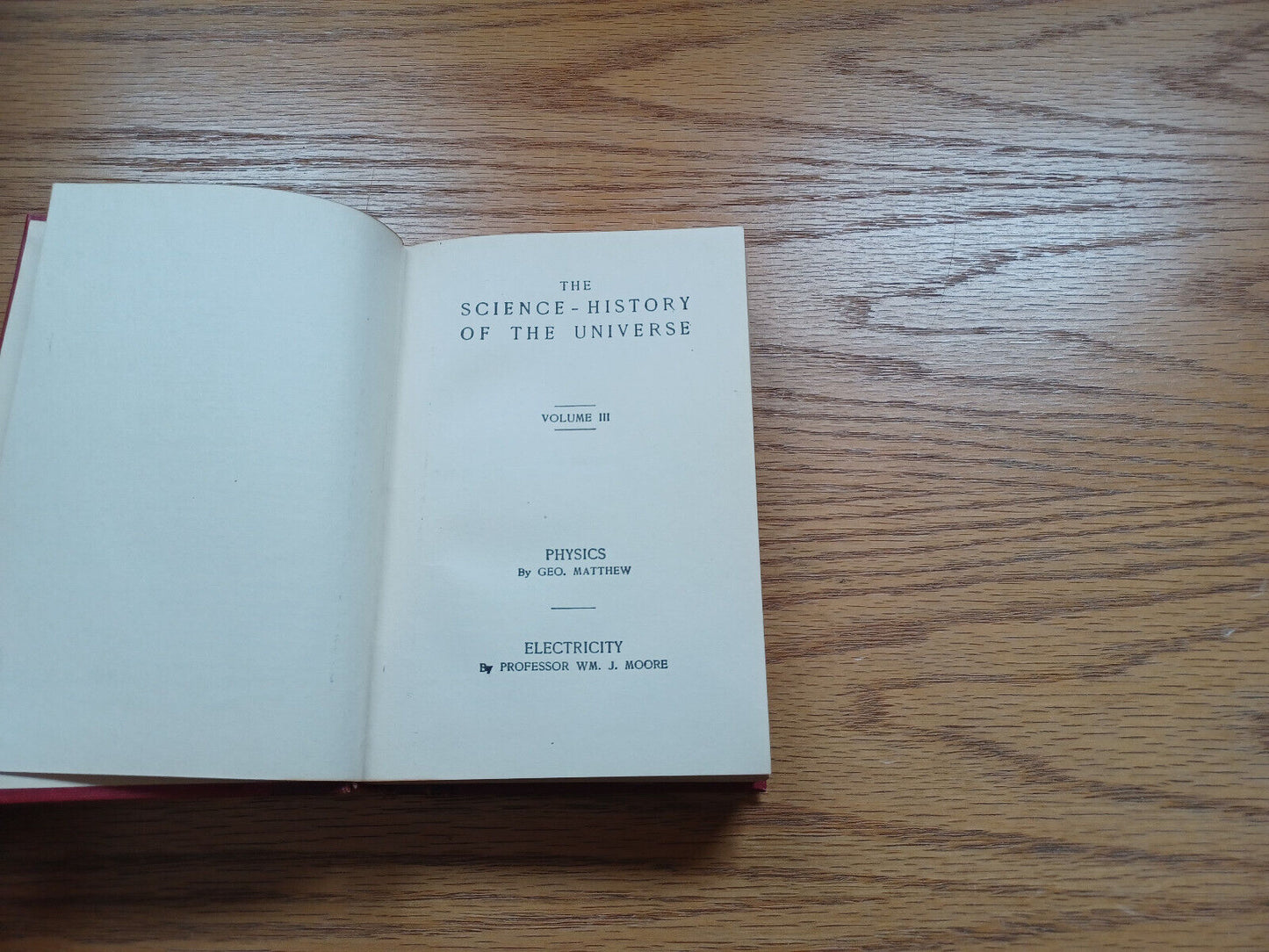 The Science History Of The Universe Volume Three By Francis Rolt Wheeler 1909