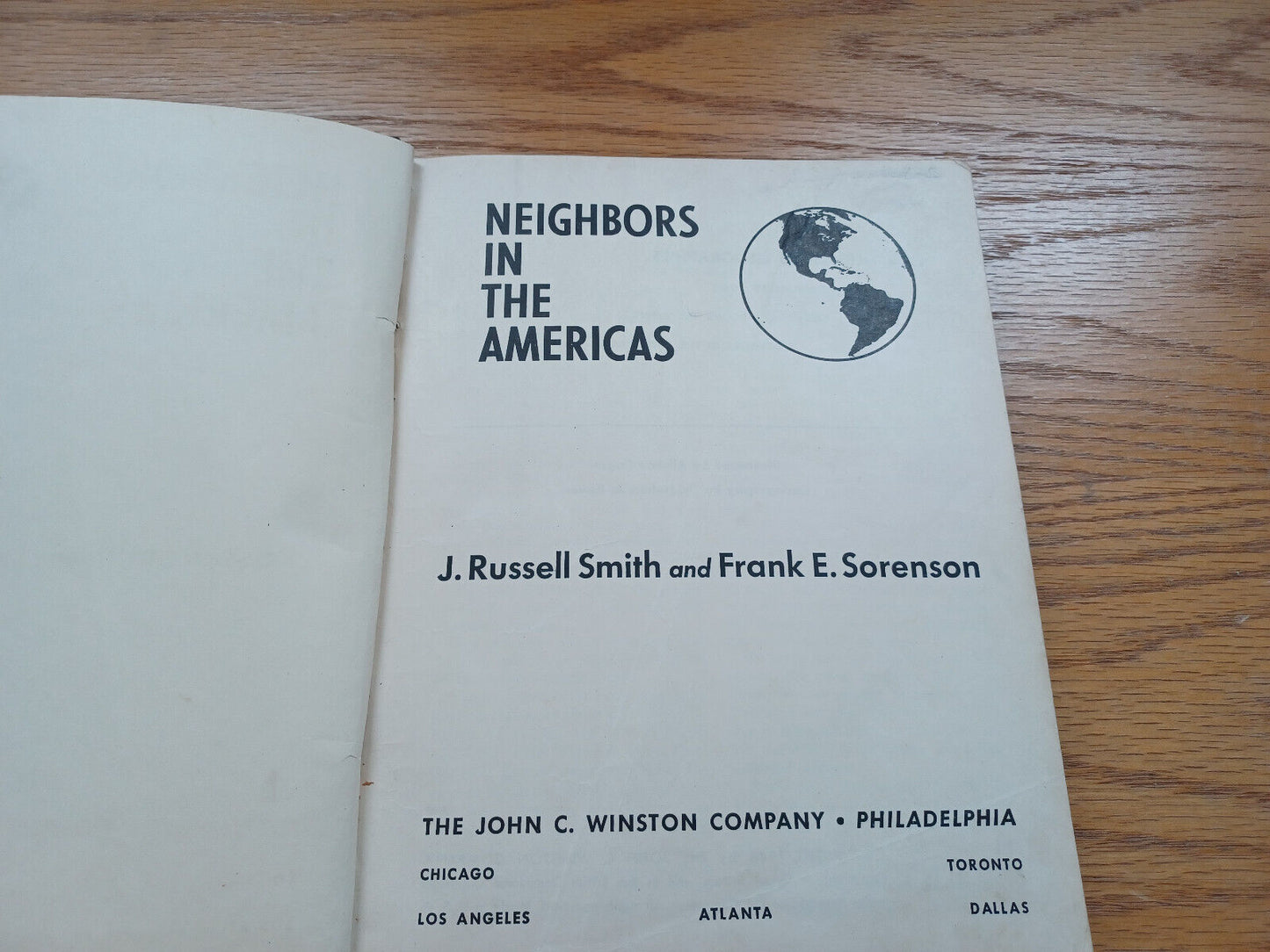 Neighbors In The Americas By J Russell Smith 1948