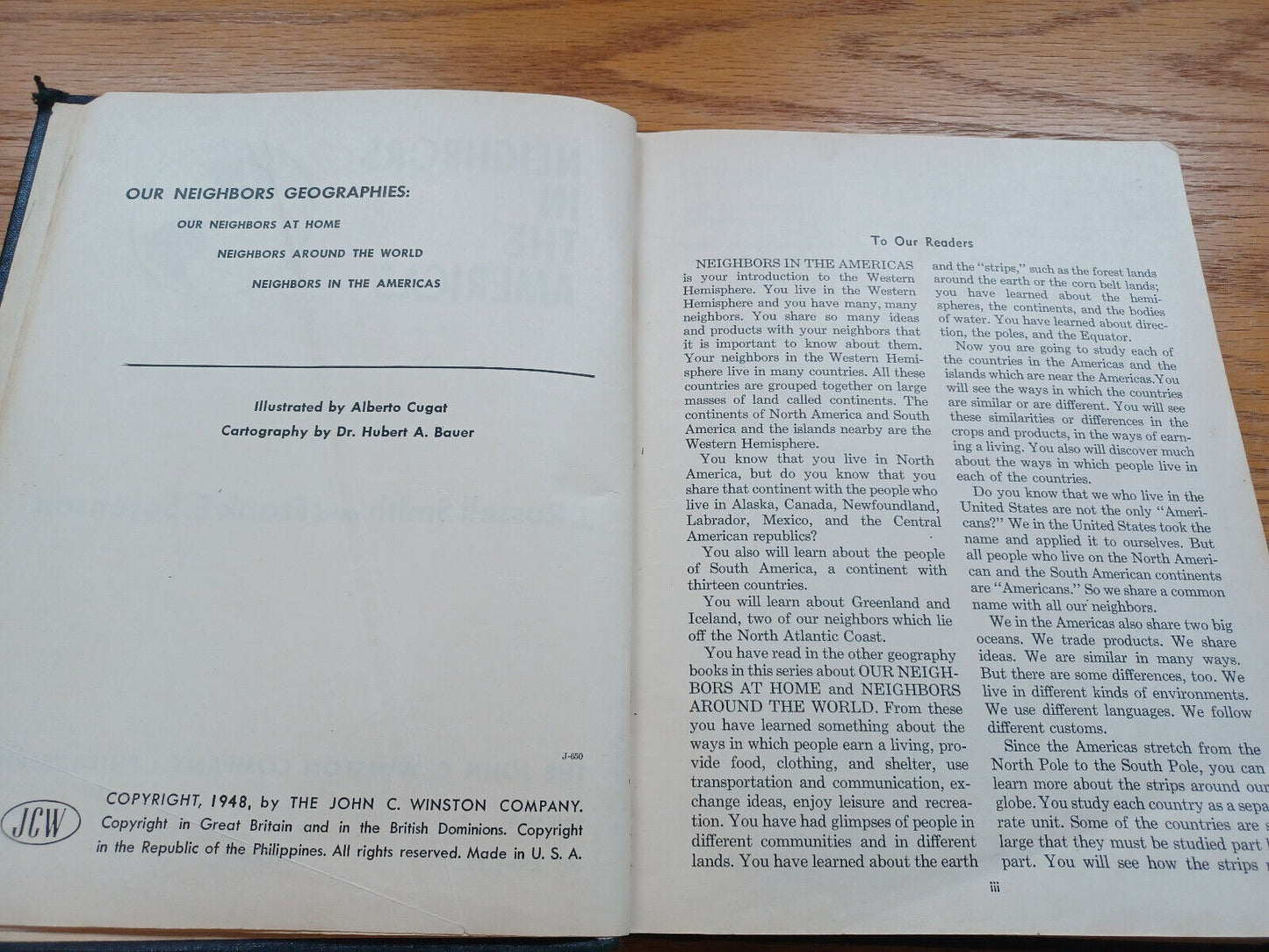 Neighbors In The Americas By J Russell Smith 1948