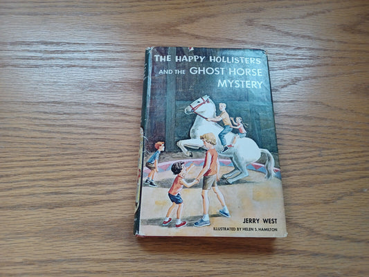 The Happy Hollister And The Ghost Horse Mystery By Jerry West 1965 Dust Jacket