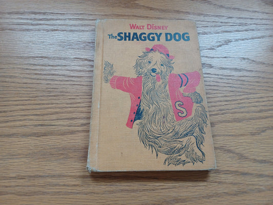 Walt Disney's The Shaggy Dog Charles Spain Verral 1959 Golden Press Hardcover