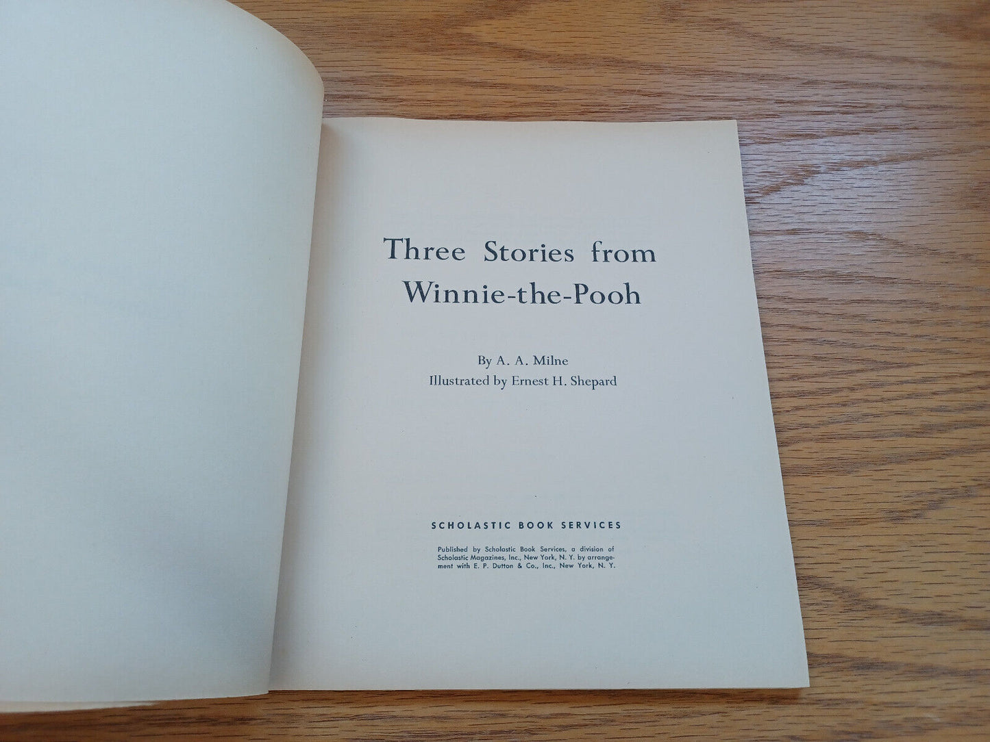 Three Stories From Winnie The Pooh A A Milne 1966 1St Printing