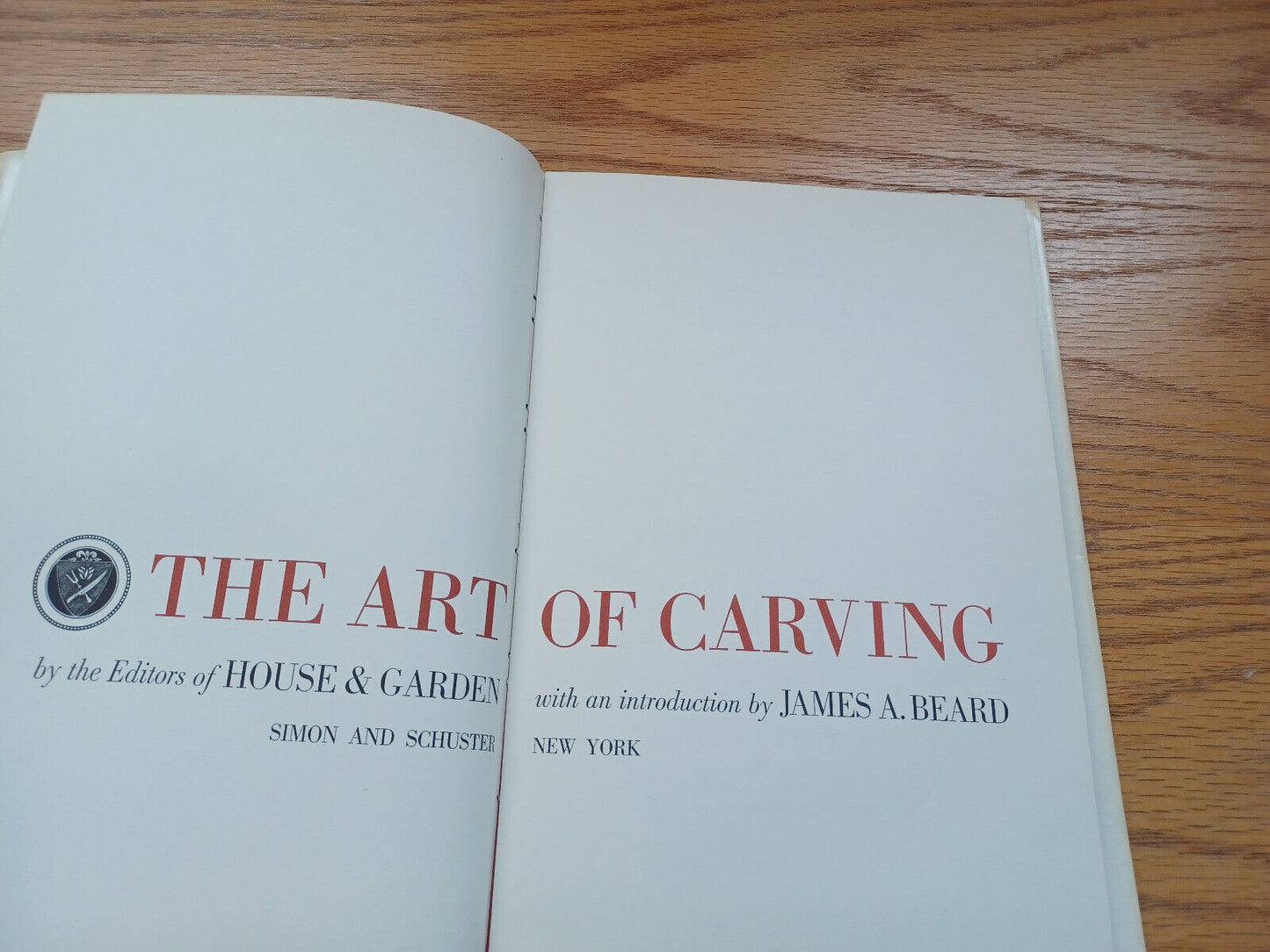 The Art Of Carving By James Beard 1963 Dust Jacket