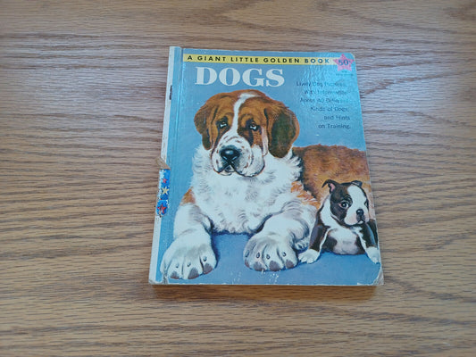 The Giant Little Golden Book Of Dogs Kathleen N Daly 1957 A