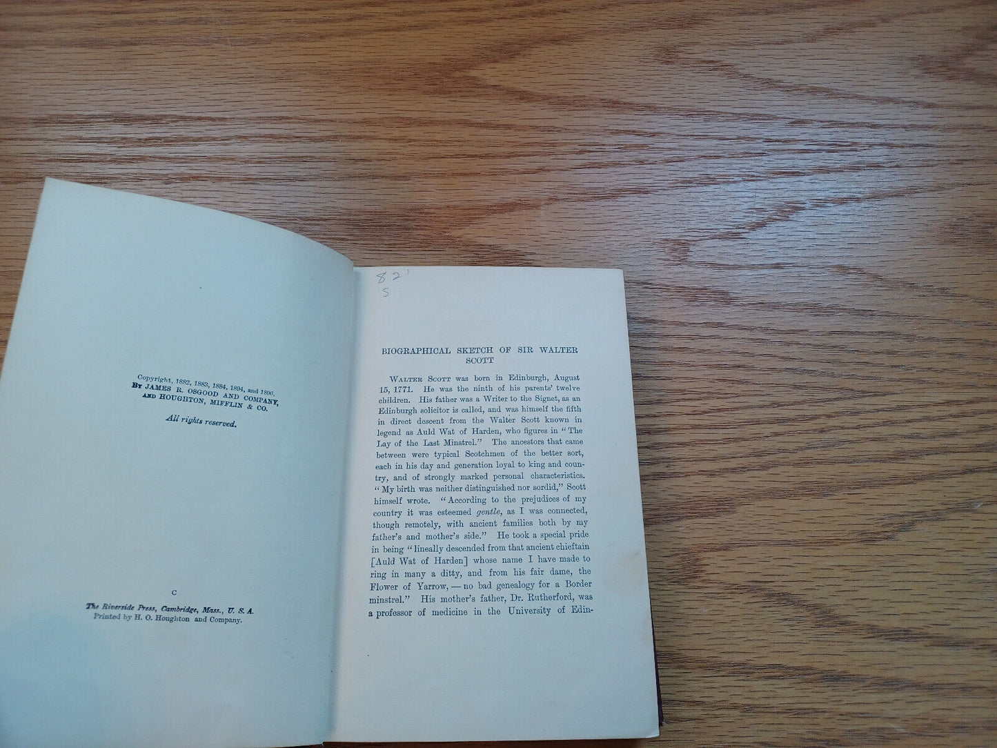 The Lady Of The Lake By Sir Walter Scott Riverside School Library 1896