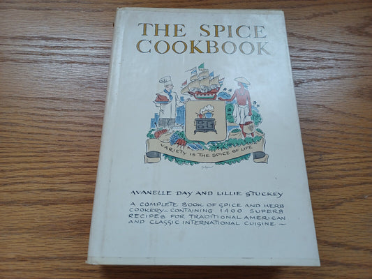 The Spice Cookbook By Avenelle Day 1964 Dust Jacket