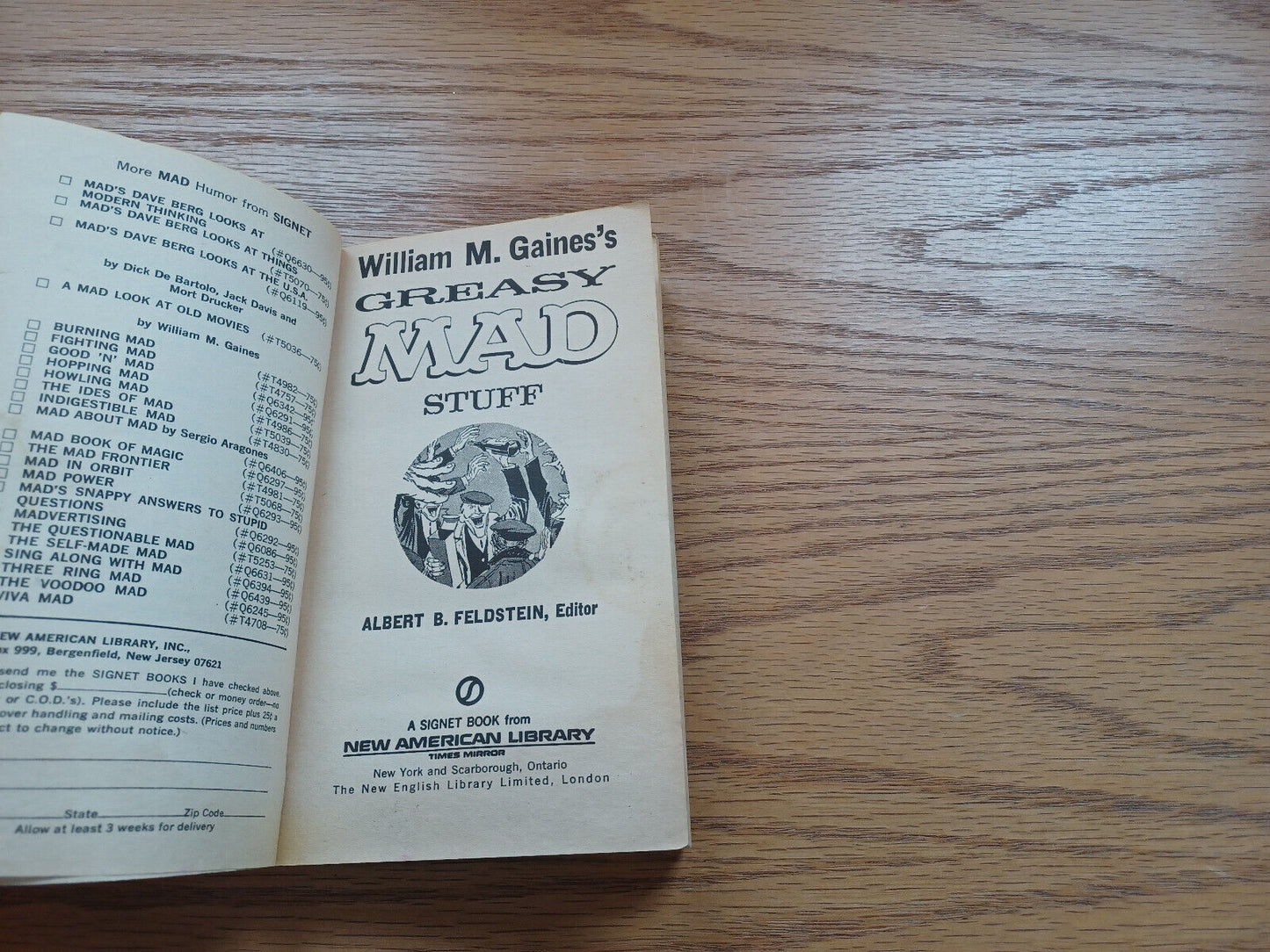 We're Still Using That Greasy Mad Stuff 1963 Albert B Feldstein New American Lib