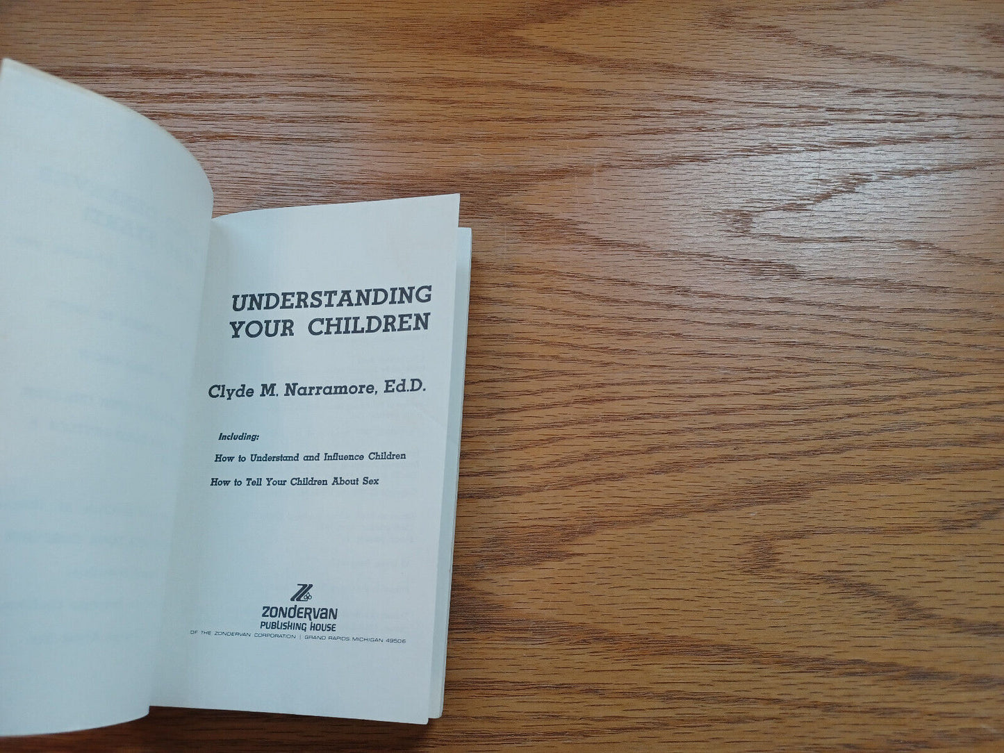 Understanding Your Children Clyde M Narramore 1969