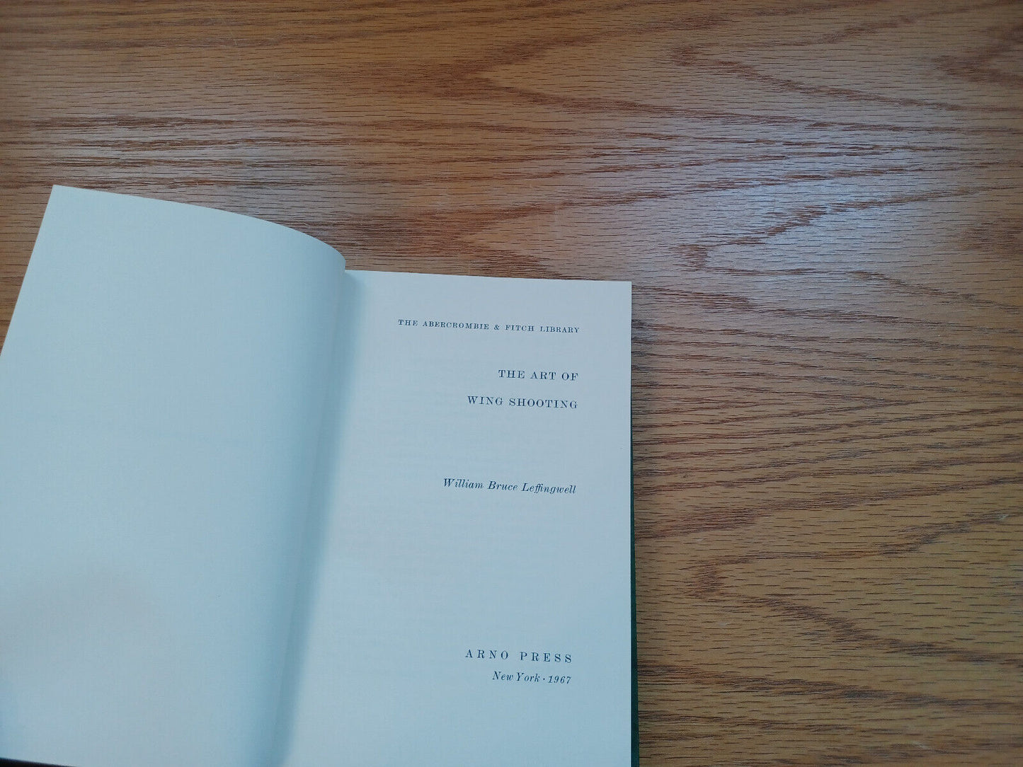 Abercrombie And Fitch Library The Art Of Wingshooting William Leffingwell 1967