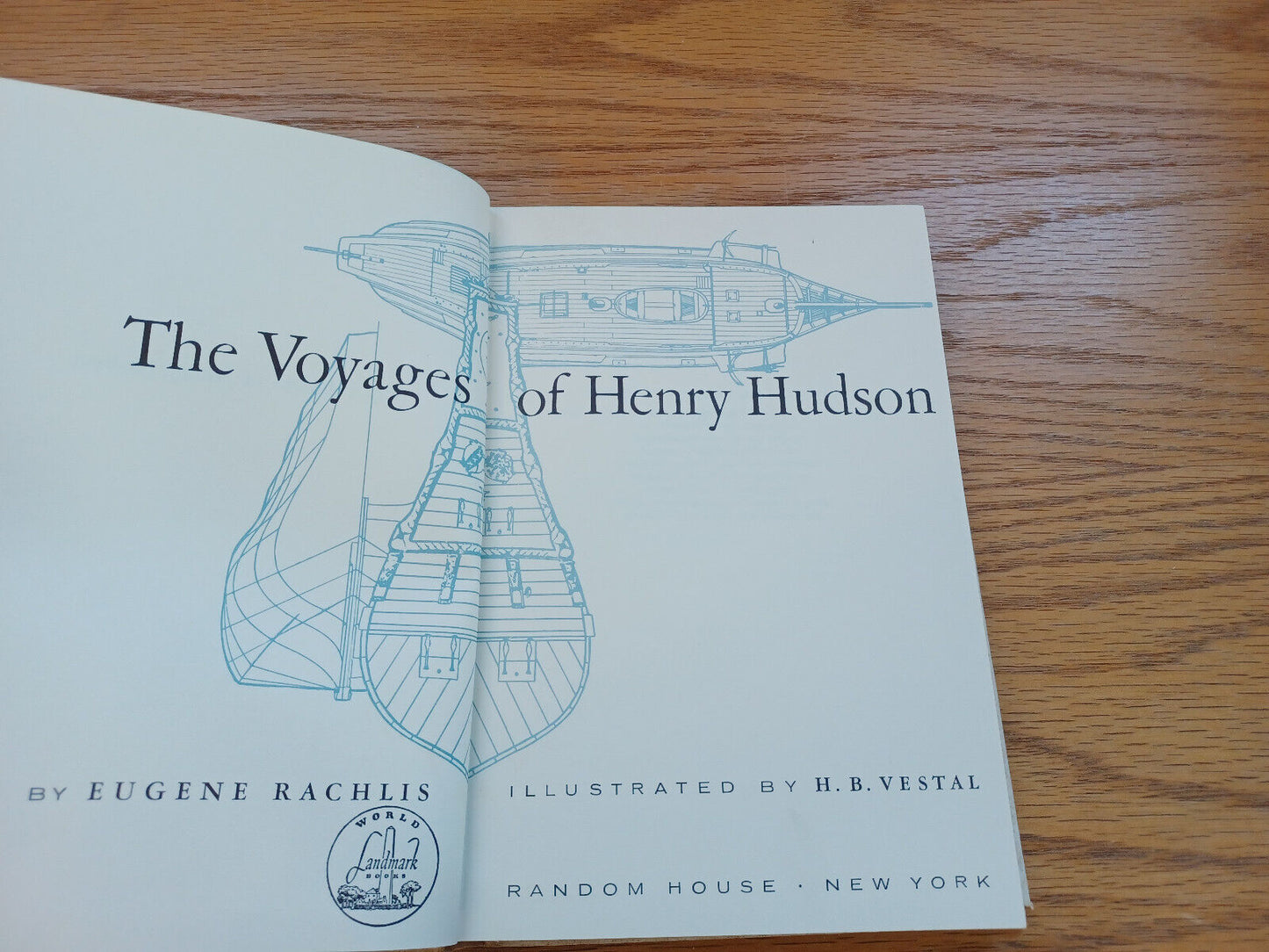 The Voyages Of Henry Hudson Eugene Rachlis 1962 1St Printing Dust Jacket