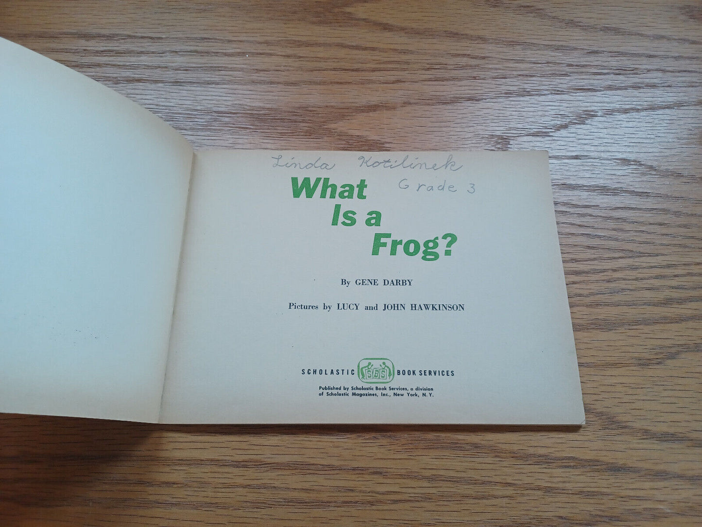 What Is A Frog Gene Darby 1963 1St Printing