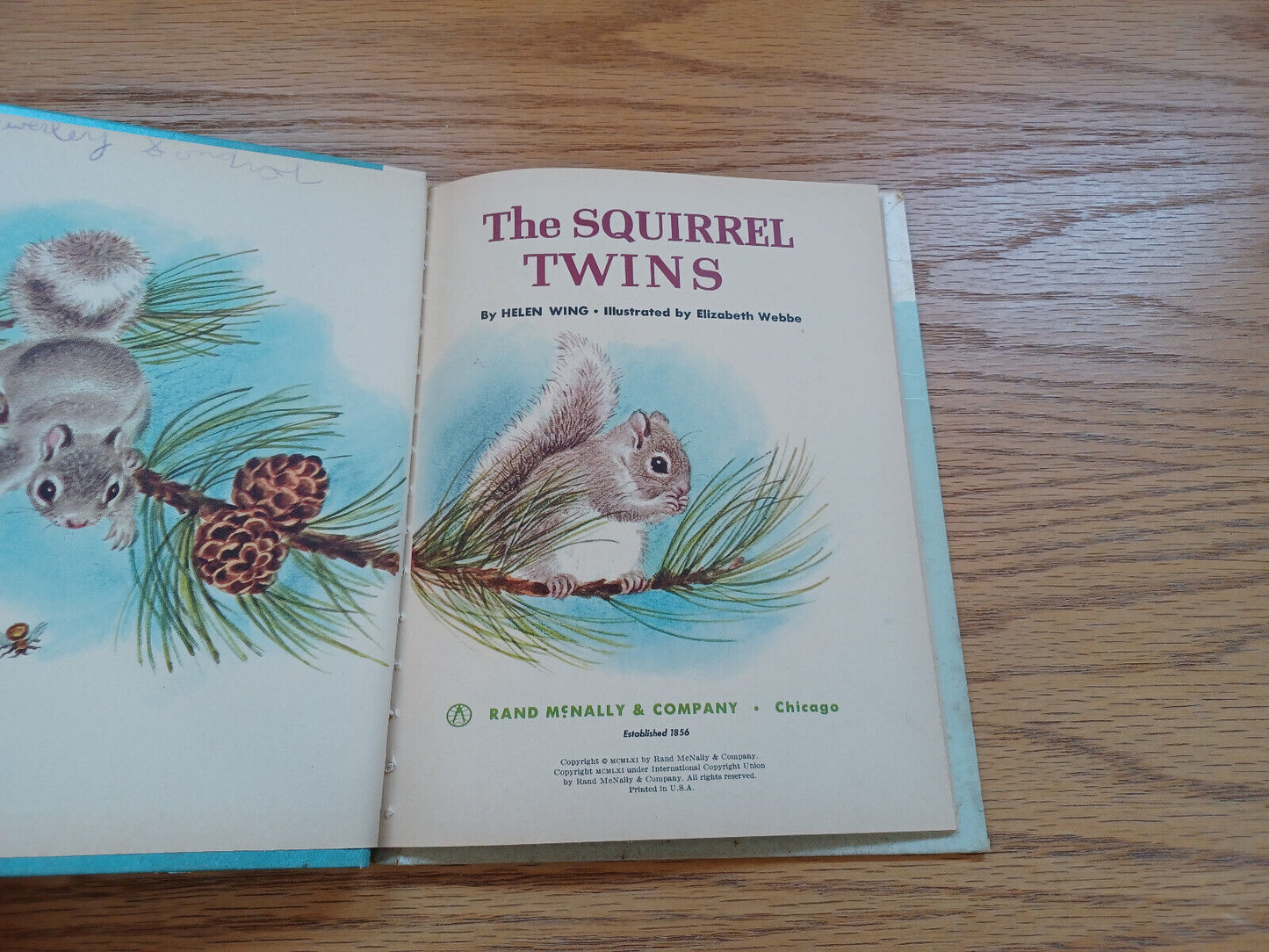 The Squirrel Twins Helen Wing 1961