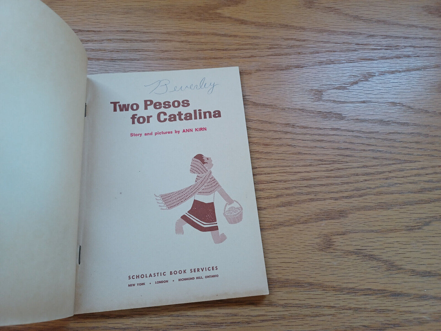 Two Pesos For Catalina Ann Kirn 1967 1St Printing