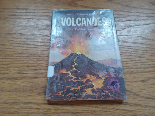 Volcanoes By Patricia Lauber 1965 Dust Jacket