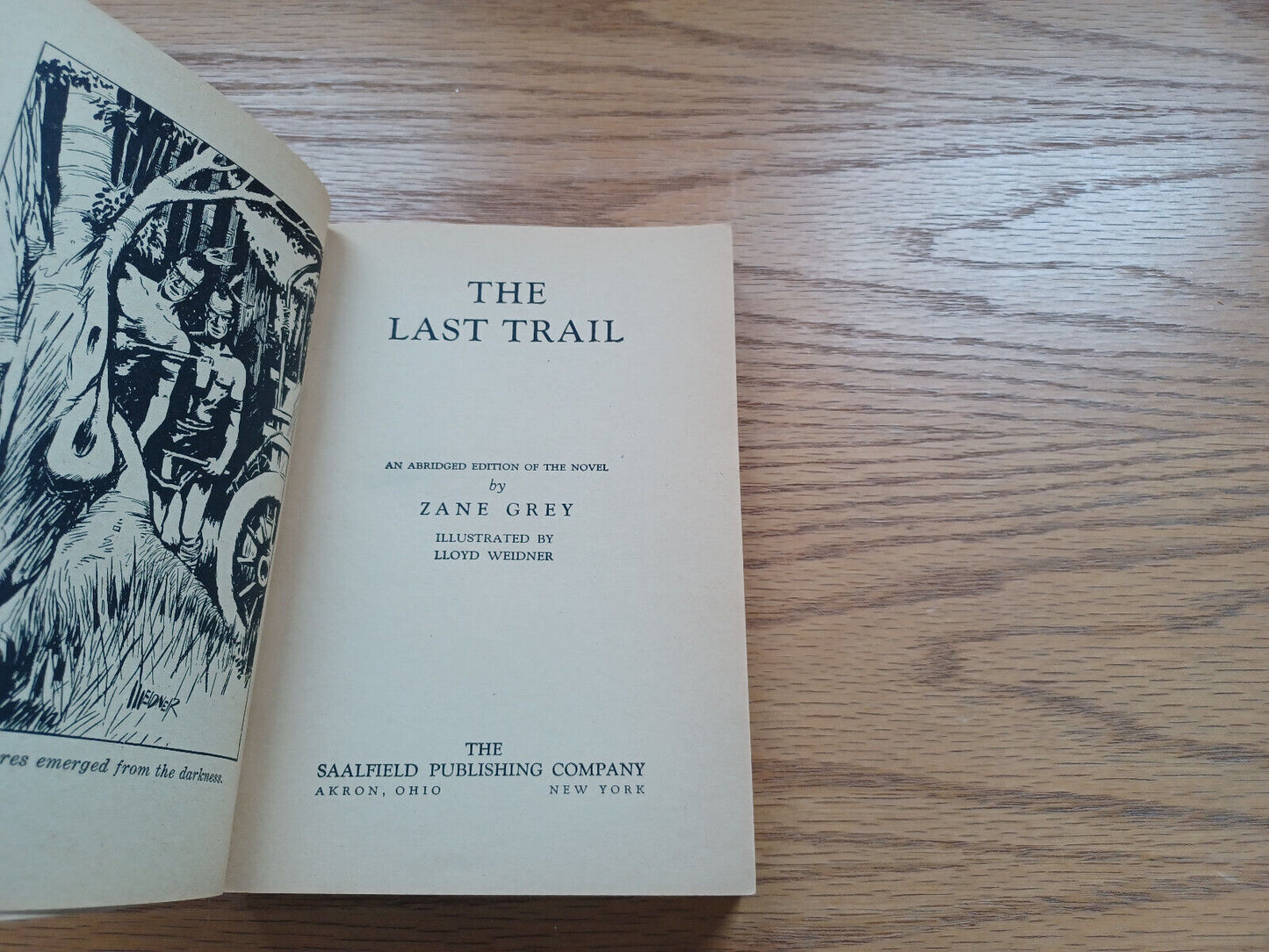 The Last Trail Zane Grey 1950 Paperback Saalfield