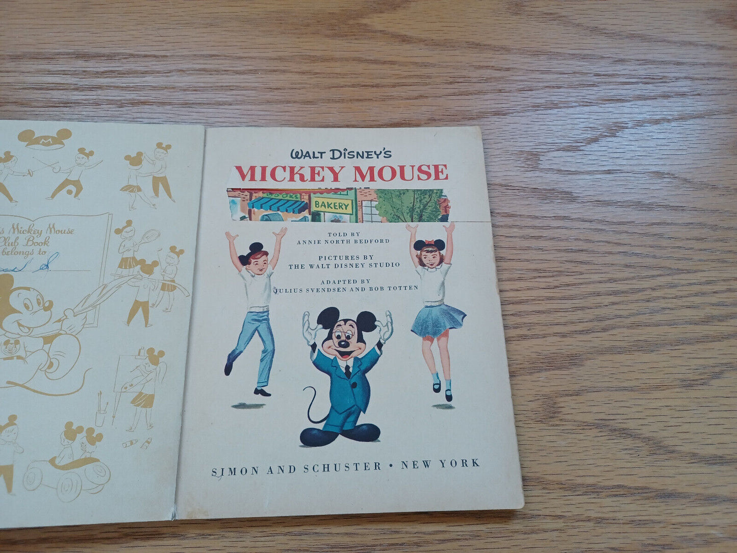 Walt Disney'S Mickey Mouse Annie North Bedford 1956 A