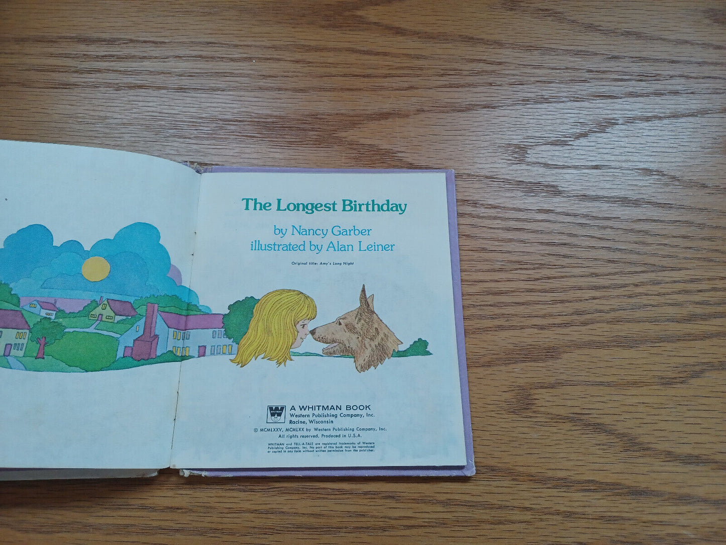 The Longest Birthday By Nancy Garber 1970 Whitman