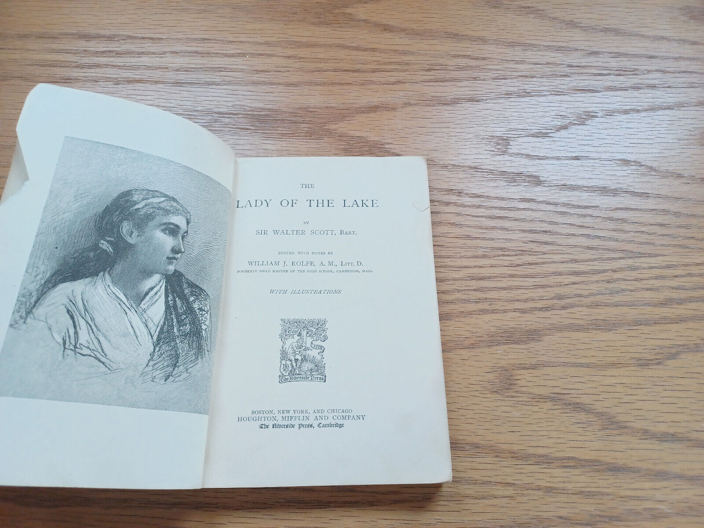 The Lady Of The Lake Sir Walter Scott Paperback 1892 Riverside Literature Series