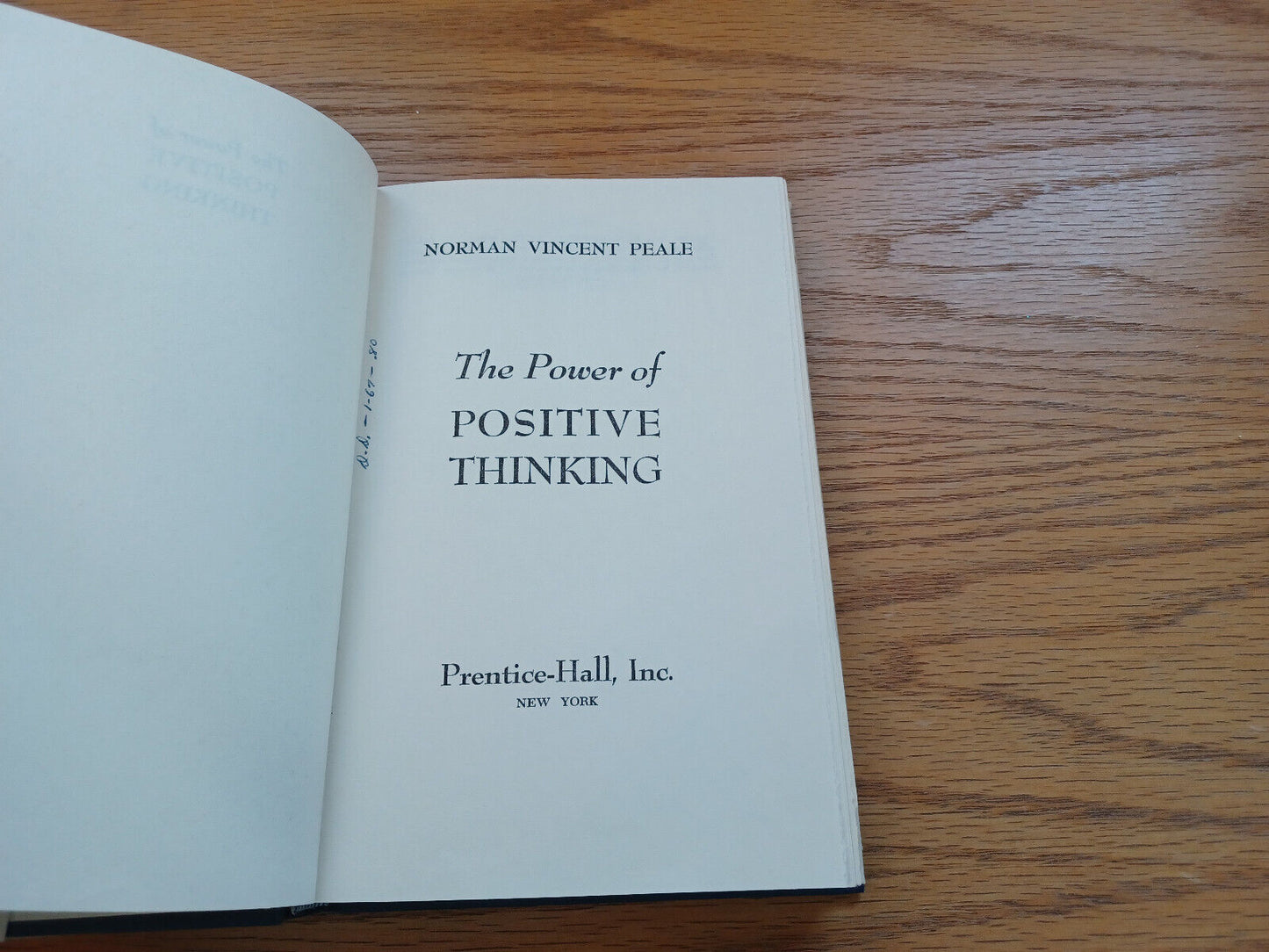 The Power Of Positive Thinking By Norman Peale 1952 Dust Jacket