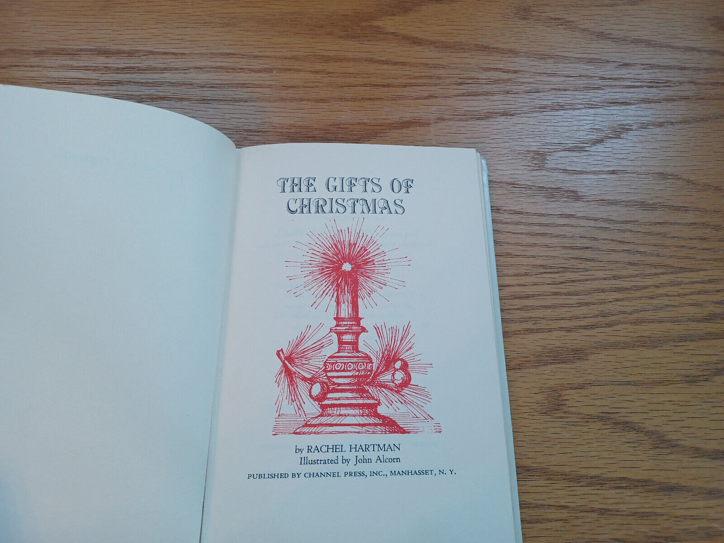 The Gifts Of Christmas Rachel Hartman 1962 Dust Jacket