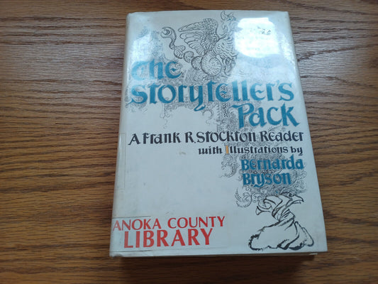 The Storytellers Pack By Frank Stockton 1968 Dust Jacket