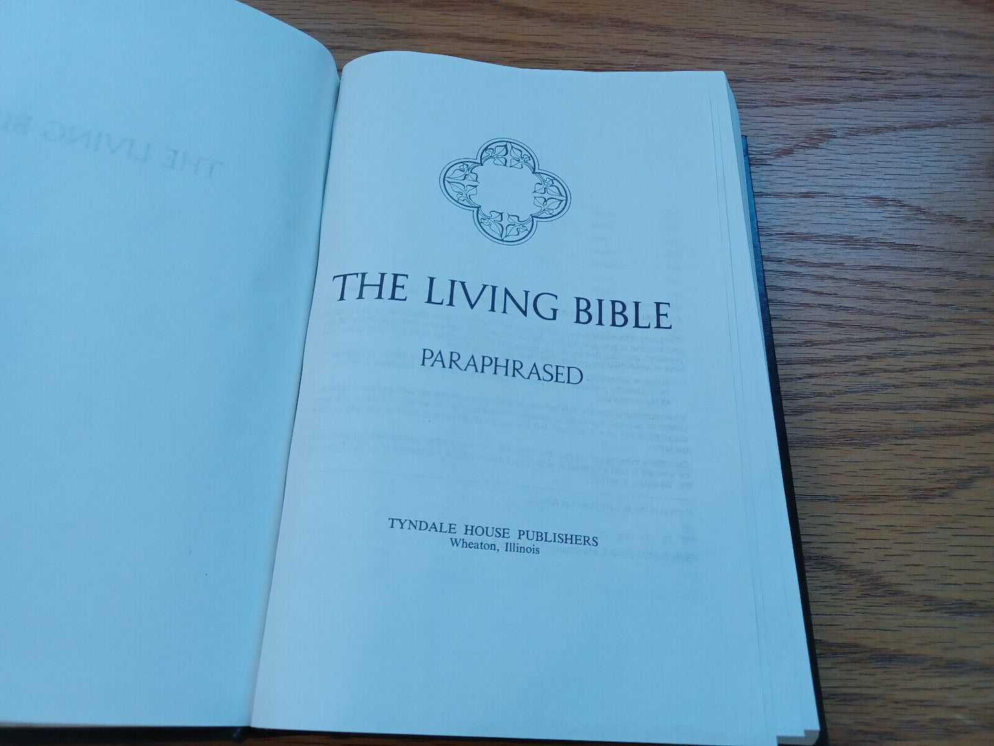 The Living Bible Paraphrased Red Letter 1971