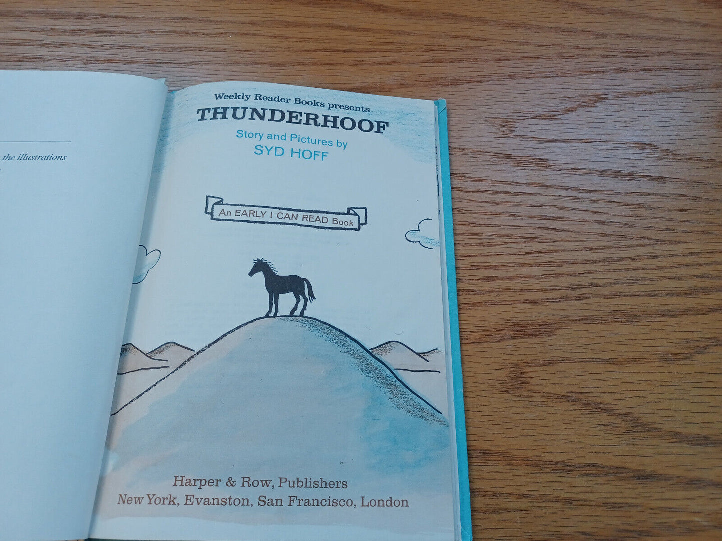 Thunderhoof Syd Hoff 1971 Hardcover