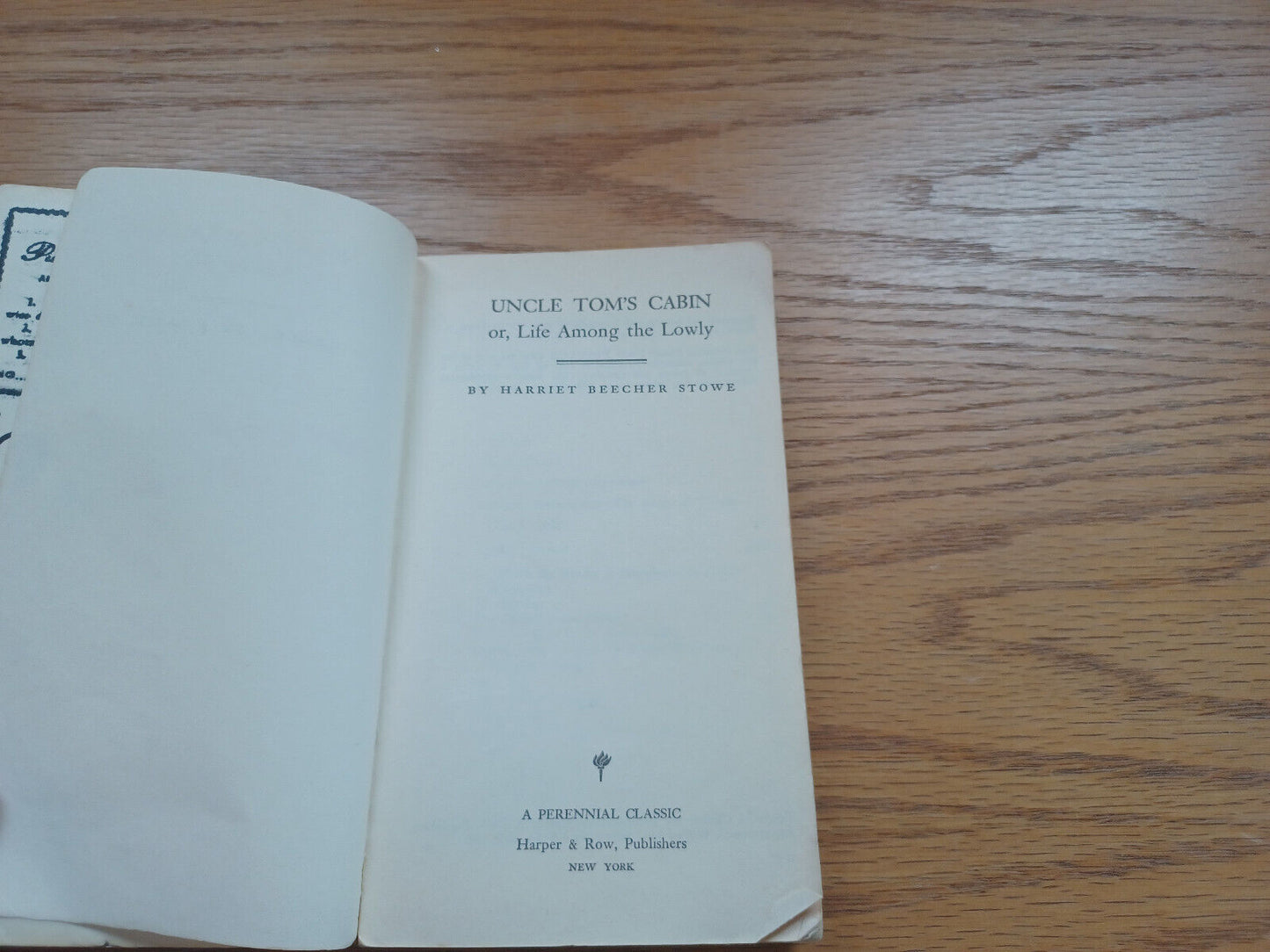 Uncle Tom'S Cabin By Harriet Stowe 1965