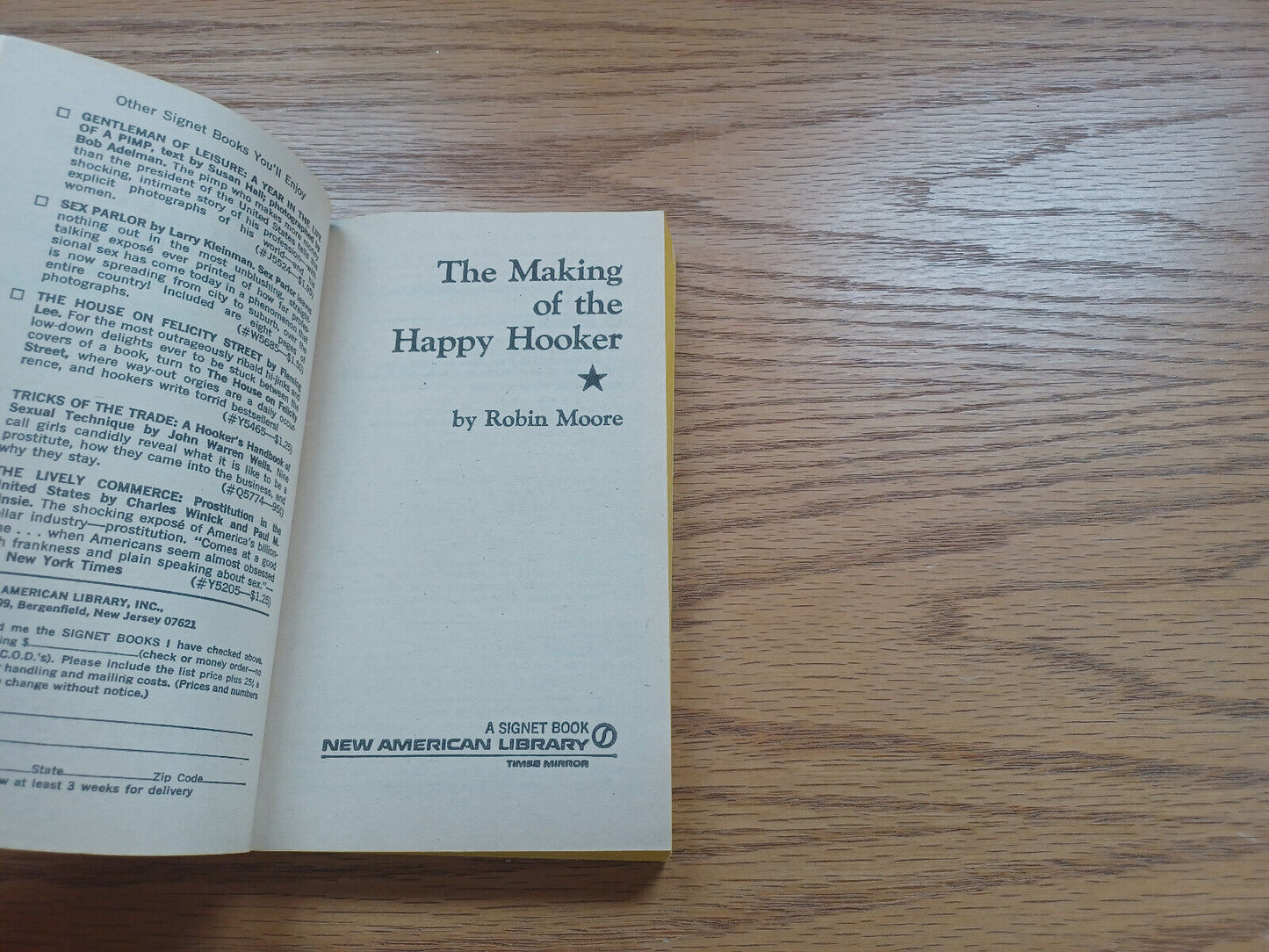 The Making Of The Happy Hooker By Robin Moore 1973