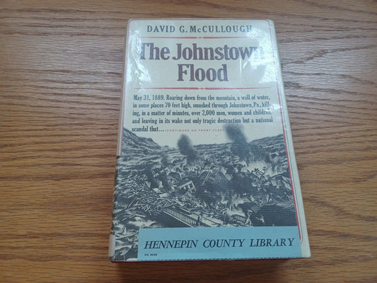 The Johnstown Flood By David Mccullough 1968 First Edition Dust Jacket